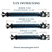 X-Plore Gear Emergency Paracord Bracelets | Set of 2| The Ultimate Tactical Survival Gear| Flint Fire Starter, Whistle, Compass & Scraper | Best Wilderness Survival-Kit - Black(M)/Black(M)