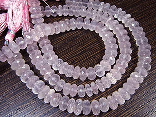 Quartz Rose AAA perles facettées de joaillerie pour création de bijoux uniques
