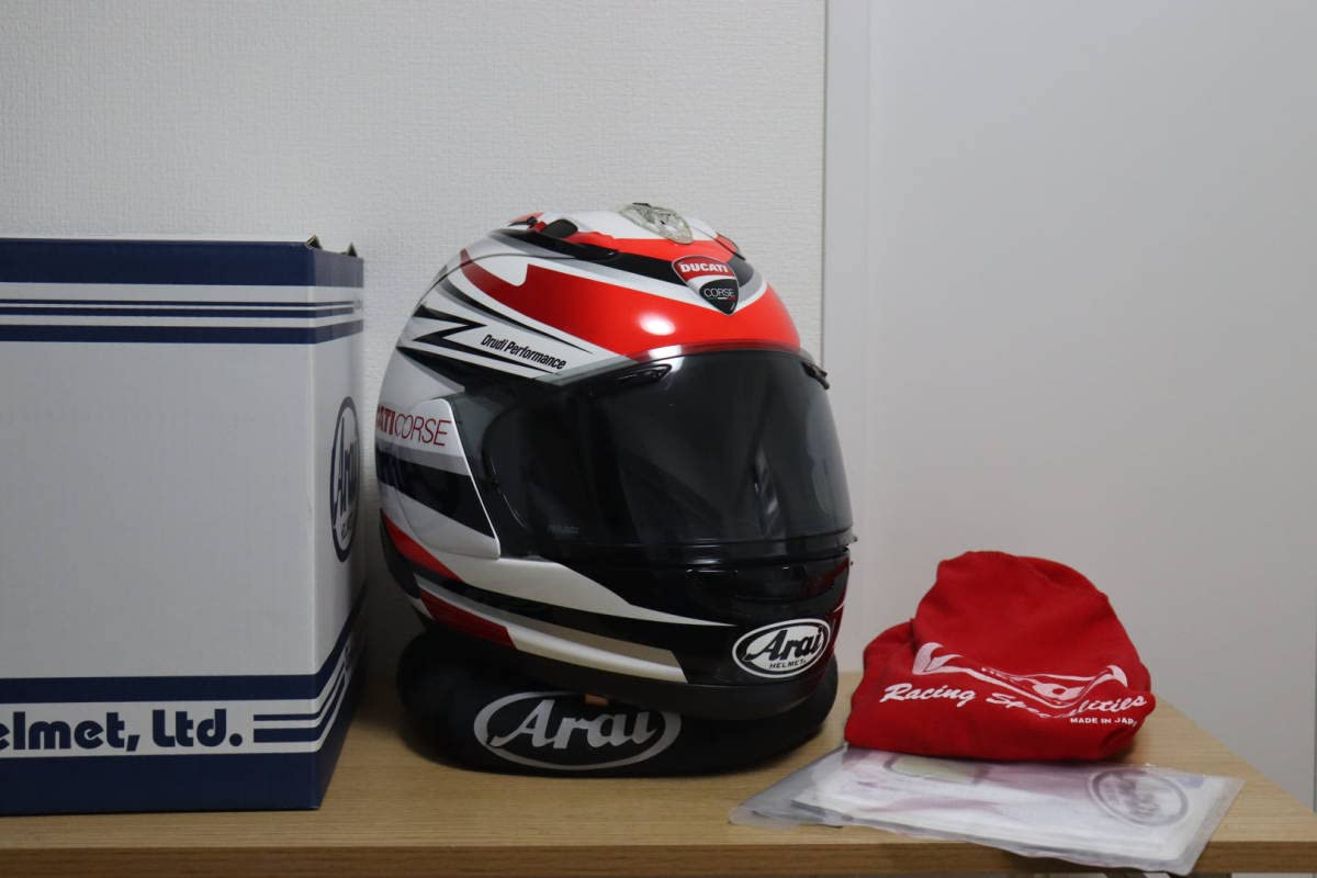 Amazon.co.jp: 美品Arai アライ RX-7X Ducati CORSE SPEED DUC 