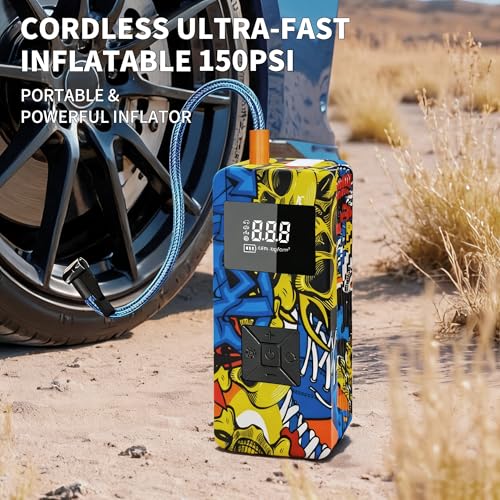 8000A Jump Starter with Air Compressor