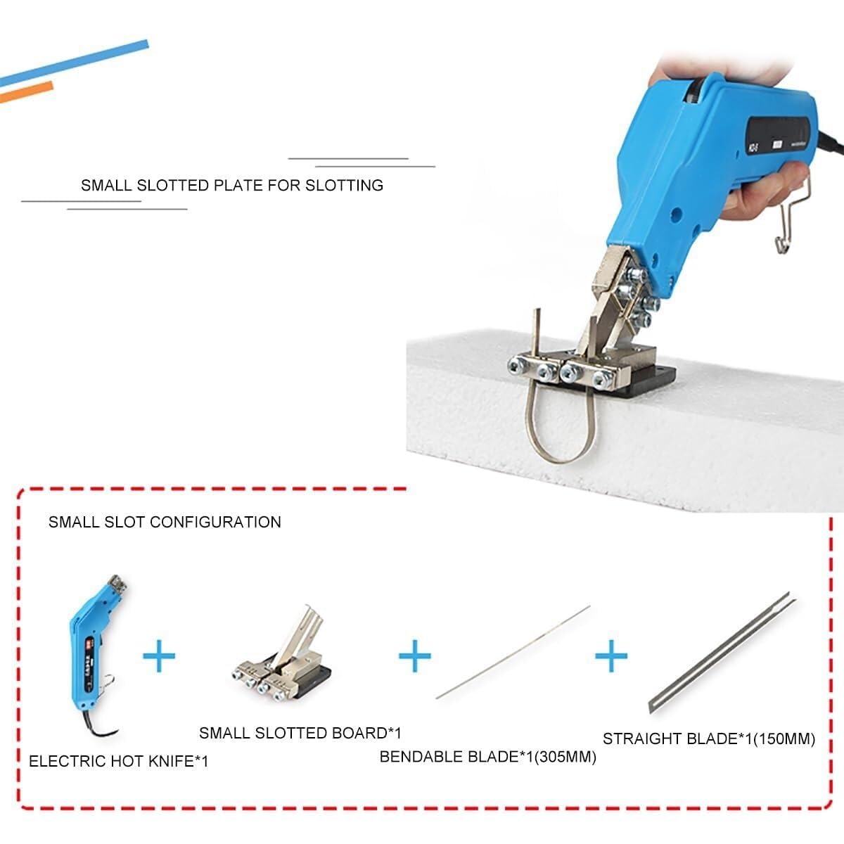 Electric Foam Slotting Engraving Knife, Hot Knife Foam Cutting Machine with Small Slotting Board for Foam Sponge Cutting