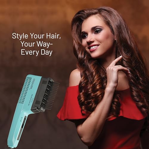 Image of Ozomax Windsor Self-Styling Hair and Beard Dryer Set - 1000W, 2-Speed Settings, 2 Comb Attachments for Styling and Smoothing
