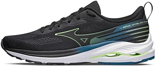 Tênis Mizuno Vitality 4, Masculino, Preto/Verde, 40