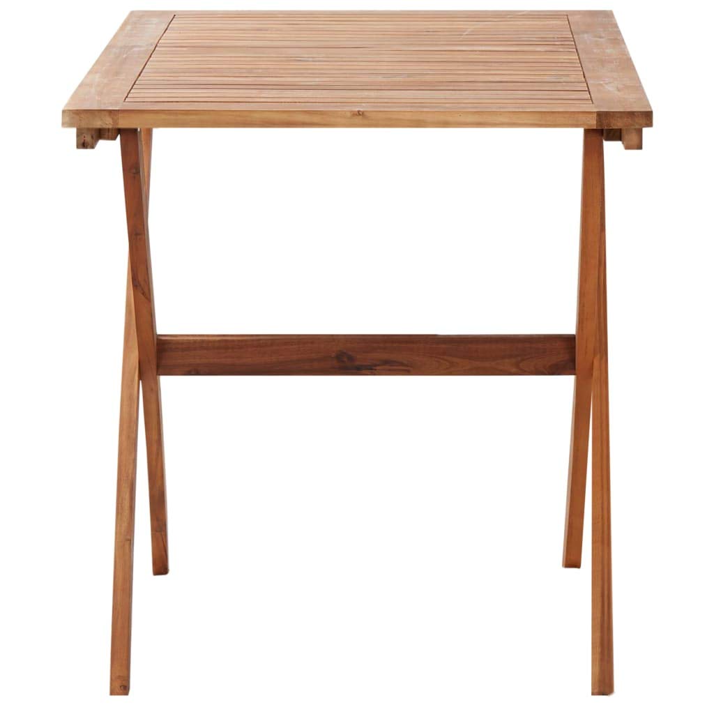 vidaXL Tavolo da Giardino 110x67x74 cm in Legno Massello di Acacia