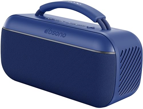 Image of dbsono Portable Bluetooth Speaker Wireless: 100W(Peak) SoundPulse 2.0 with BassBoost, Waterproof Loud Party Speakers, Unlimited Pairing, TWS for Outdoor /Indoor, Beach Vacation Essential, Blue