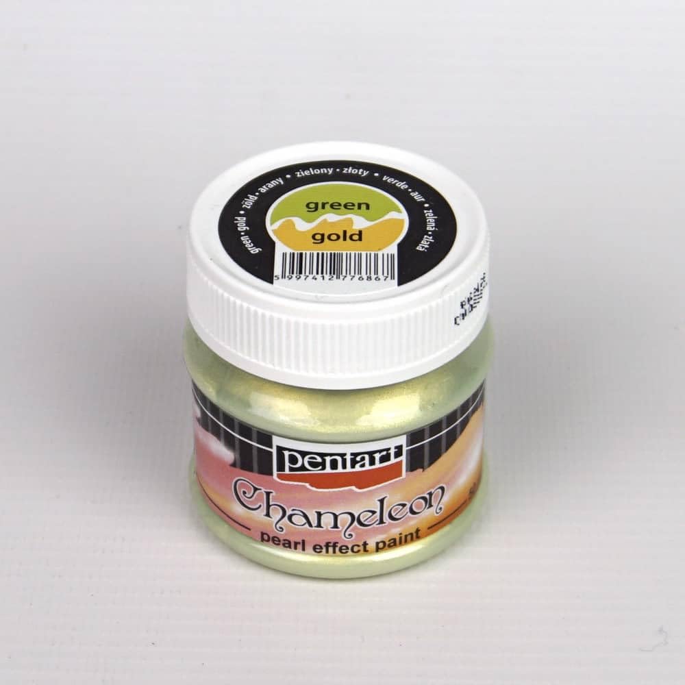 Pentart Chameleon Pearl 50 ml, Green-Gold, one