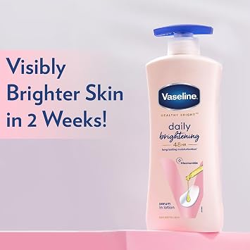 Vaseline Healthy Bright Daily Brightening Body Lotion, 400 ml, with Vitamin B3