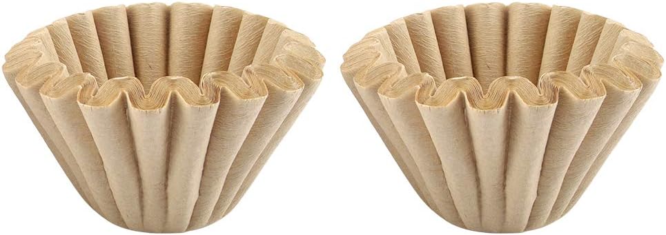 Practical Coffee Paper Filters, Commercial Coffee Filters 50Pcs Coffee Filter Paper, Office Coffee Shops for Home Restaurants(1-4 servings)
