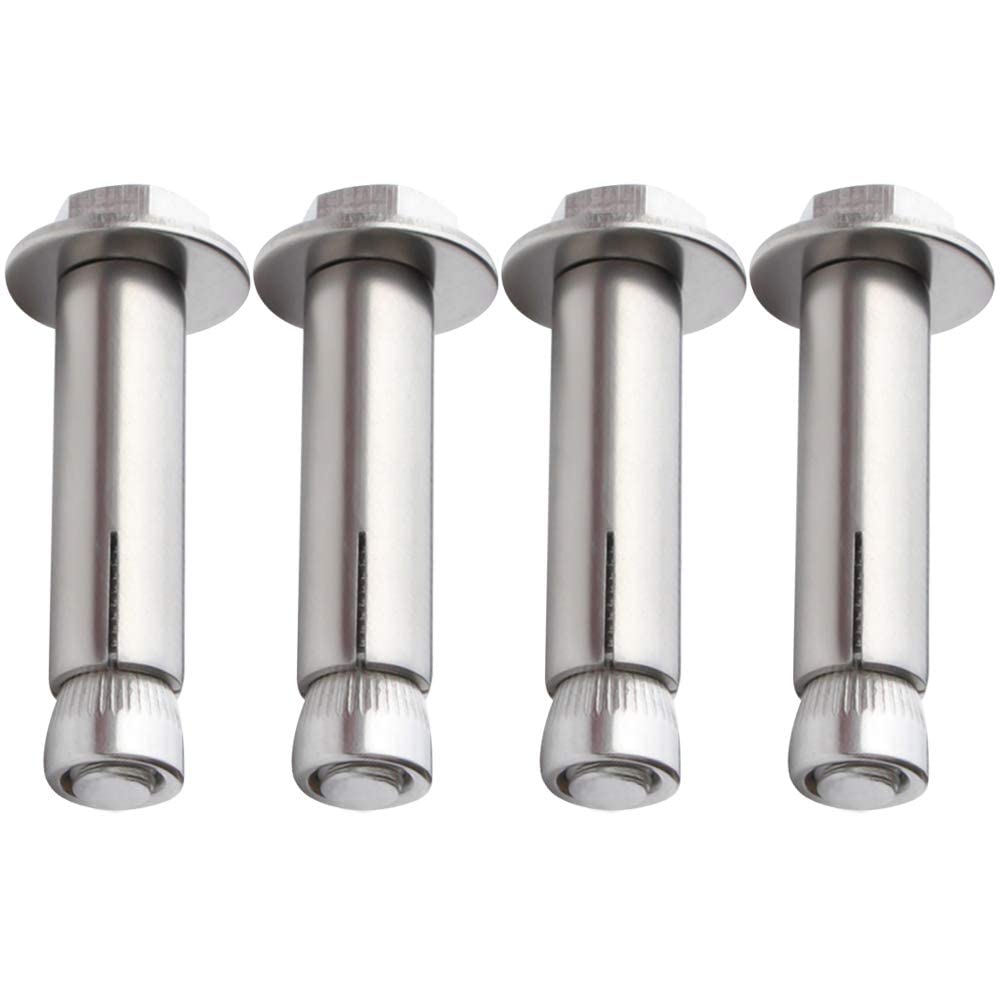 WTQZFRNSB Stainless Steel Expansion Bolts, 4 PCS Anchor Bolt Fixing Anchors Expansion Screw Bolts/11121