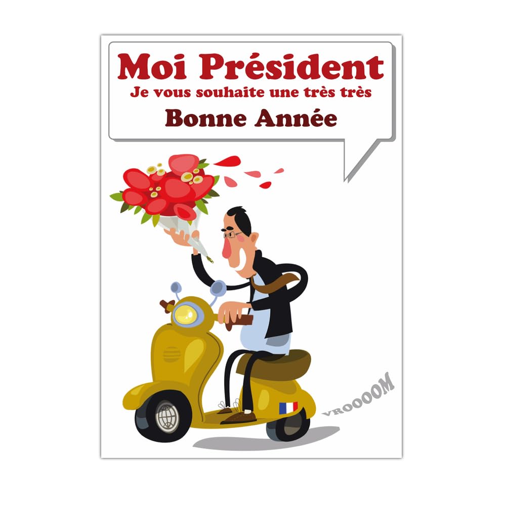 Carte de voeux drôles 2026 à personnaliser