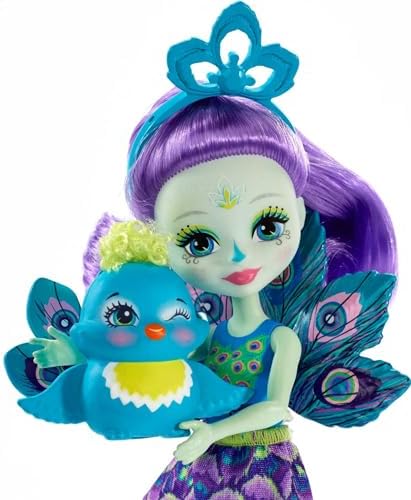 Mattel Enchantimals-Enchantimals Karakter Bebekler Tavuskuşu Patter Bebek Ve Flap Fxm74 - Görsel 3