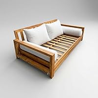 Vista 1 de Prolinemax Style1 - Cojín de almohada de tamaño completo y respaldo de almohada de relleno de fibra de poliéster SOLAMENTE