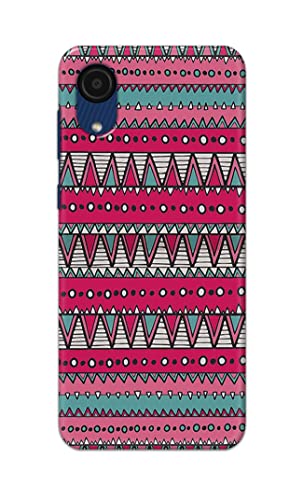 Image of Printed Hard Back Cover Case for Samsung Galaxy A03 Core Back Cover (Geometric Vintage Pattern) -1803