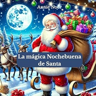 Diseño de la portada del título La m&aacute;gica Nochebuena de Santa