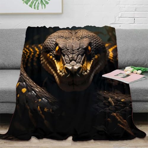 Plaid Confortable Polaire Contre le Froid Microfibre 3D