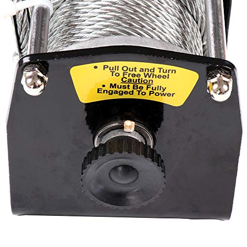 Winch eléctrico ATV UTV 2500LBS con control remoto 12V miniatura 6