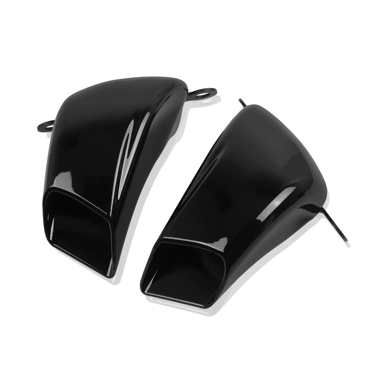 Conducto de Aire de Pinza de Freno Conducto de Aire para radiador de Motocicleta, refrigeración de Frenos, Compatible con Ducati Panigale V2 899 959 1199 1299 Hyper 950(Glossy Black)
