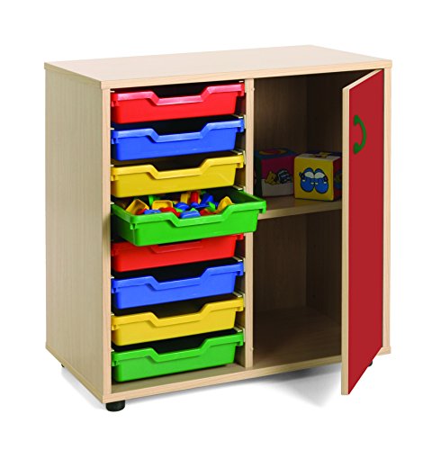 Mobeduc 600211HPS10-Mobile per sotto/cubetero e Frigorifero, in Legno, Colore: Rosso Ciliegia/faggio, Dimensioni 90 x 40 x 76,5 cm