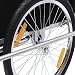HOMCOM Remolque para Niños DOS PLAZAS con Amortiguadores Carro para Bicicleta CON...