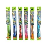 Firefly The Original Flashing Light up Timer Toothbrush for Kids with Suction Cup, 12 Count Pack of...