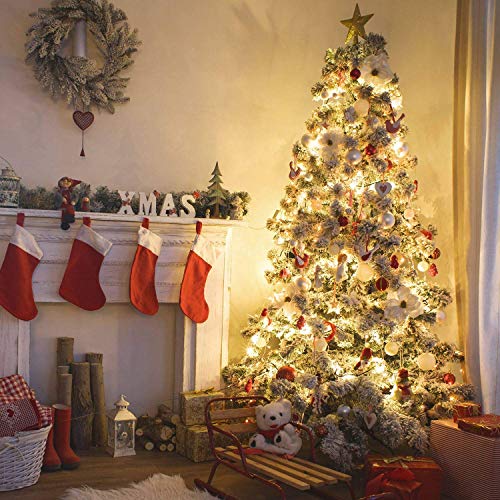 Image of Gesto Warm White Led Serial String Lights - Waterproof Copper Wire Yellow Fairy Lights for Home Decoration,Christmas, Deepawali & Diwali Decoration Lights for Balcony Outdoor (20 Meter | Pack of 10)