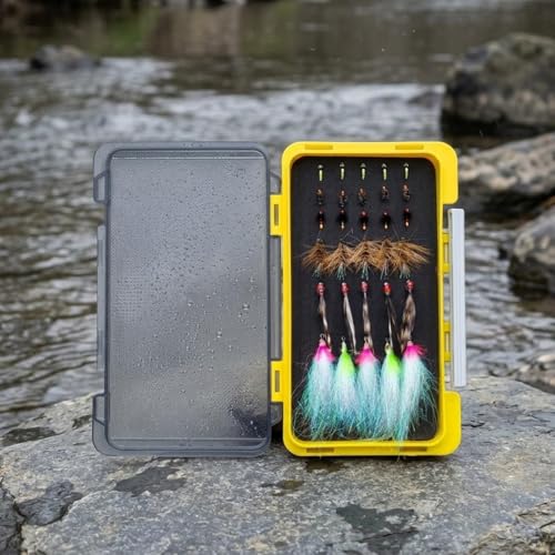 Mouche de Pêche Haute Résistance Kit Solide Leurre Mouche Sèche - 7