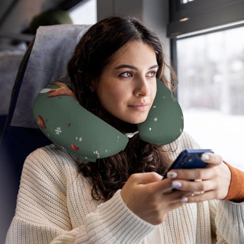 Almohada de viaje de poliéster talla única negra miniatura 6