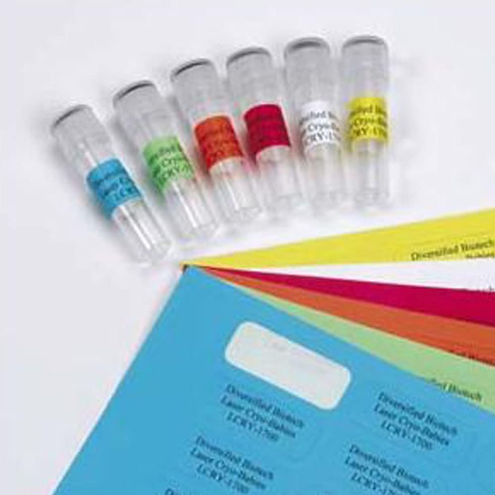 Diviserified Labels Diversified Biotech Side 1500 Polyolefin Sidewall Cryo Tags Laser Label ...