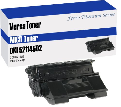 Cartouche MICR OKIDATA 52114502 VersaToner Noir Super Rendement 17K pour impression de chèques