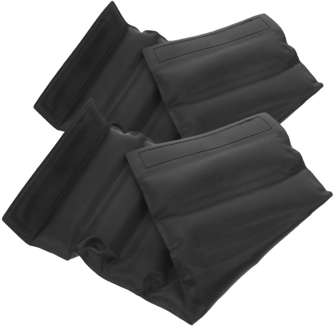 Kichvoe 2Pcs Wine Bottle Cooler Sleeves Black Insulated Gel Ice Packs for Wine and Beer Bottles Efficient Temperature Control Polyester Material