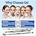 Blackhead Remover Extractor Pimple Popper Tools - Comedone Acne Zit Cleaner Kit for Nose Facial Pore Press Tool for Face Blemish Whitehead Popping Extractors, Stainless Steel 4 Pc Set by Krisp Beauty