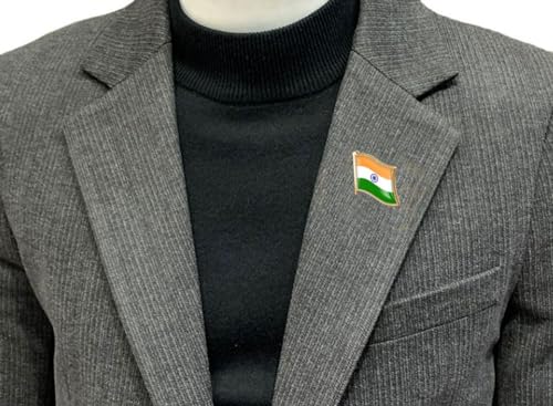 Image of vmcoatdu Country Flag Backs Locking Pin Keepers Locking Clasp Pin Badge International Travel Brooch Metal Alloy Souvenir Pin 0.75x0.7 Inch Small Pin