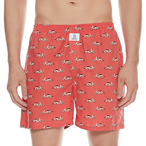 Image of Longies Men's Cotton Boxer Shorts (Pack of 1)