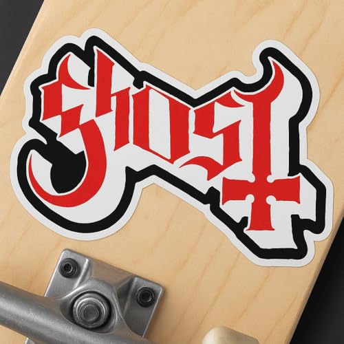Image of Ghost Vinyl Sticker for Cars Laptops Tablets Skateboard Window - Black (Black) Size: 6 inch