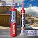 Loctite Power Grab Ultimate Construction Adhesive, 9 fl oz Cartridge, 12 Pack - Versatile High Strength, Wide Temperature Range Construction Glue