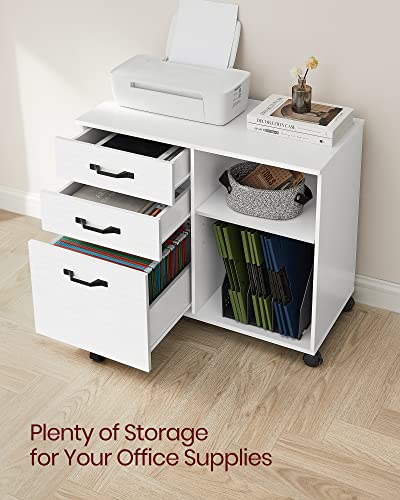 Image of VASAGLE 3-Drawer Lateral File Cabinet, Home Office Printer Stand