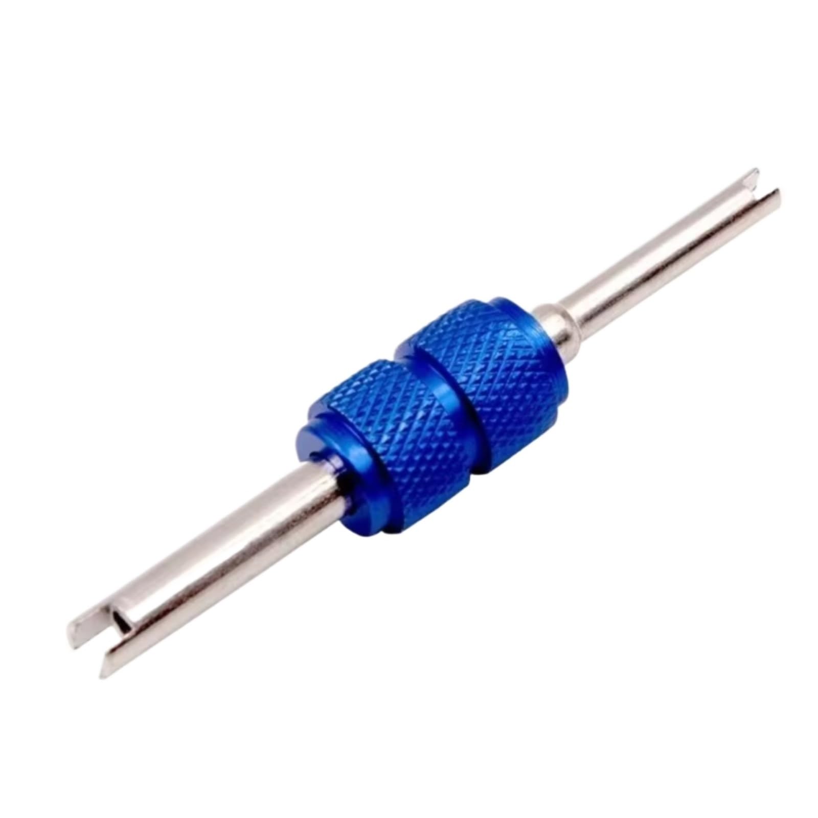 Accesorios Coche RC para Válvulas Universales Núcleo Extractor Destornillador Doble Uso Herramienta Reparar Neumáticos Y Ruedas Auto Camión RC Accesorios Mejoras Repuesto(Blue)