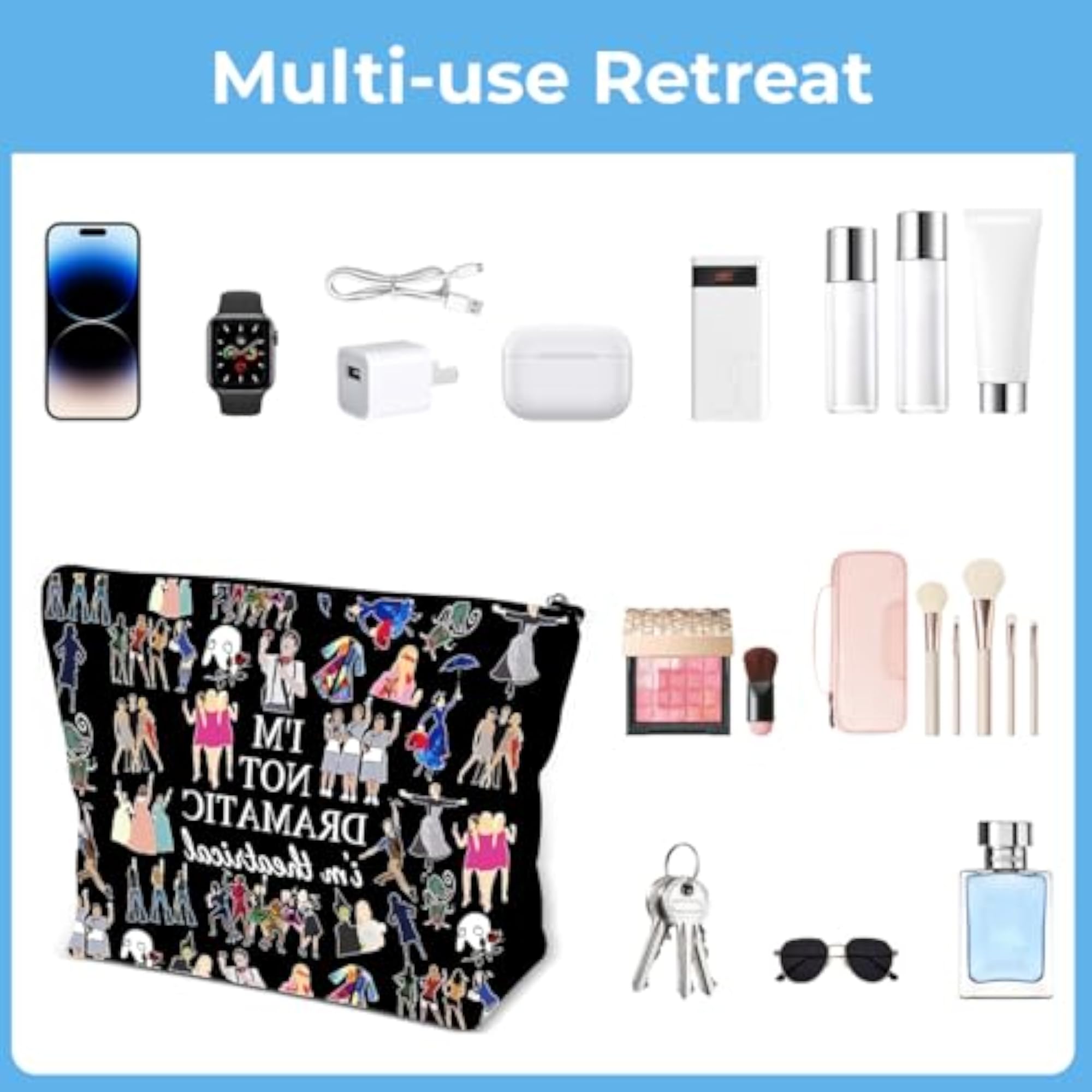 Broadway Musical Gift Makeup Bag