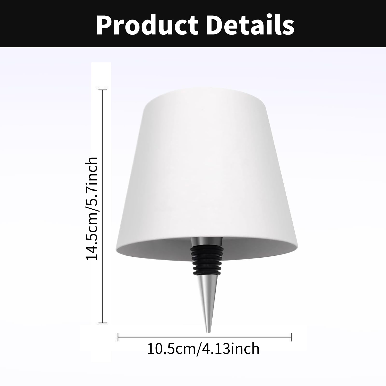 Brabola Kit De Lampe Pour Bouteilles D'alcool, Lampe De Bouteille De Vin Sans Fil Avec Abat-jour LED 3 Couleurs à Intensité Variable Pour Bar, Restaurant, Maison, Bureau, Noël (doré