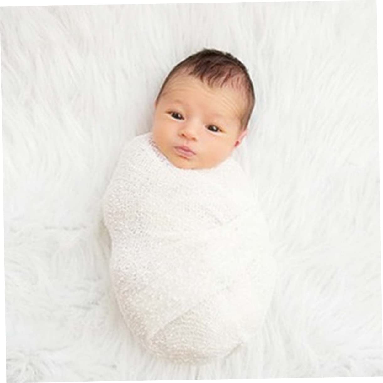 Set Di 3 Coperte Per Neonati Fasce Per Neonati Panni Da Bagno Per Neonati Accessori Per Foto Cotone Confortevole 2 Pezzi X 3