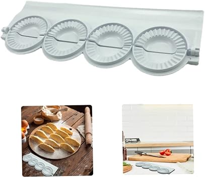 Dough Press|Dumpling Maker Plastic Dough Wrapper Empanada Press Mold Kitchen Cooking Tools