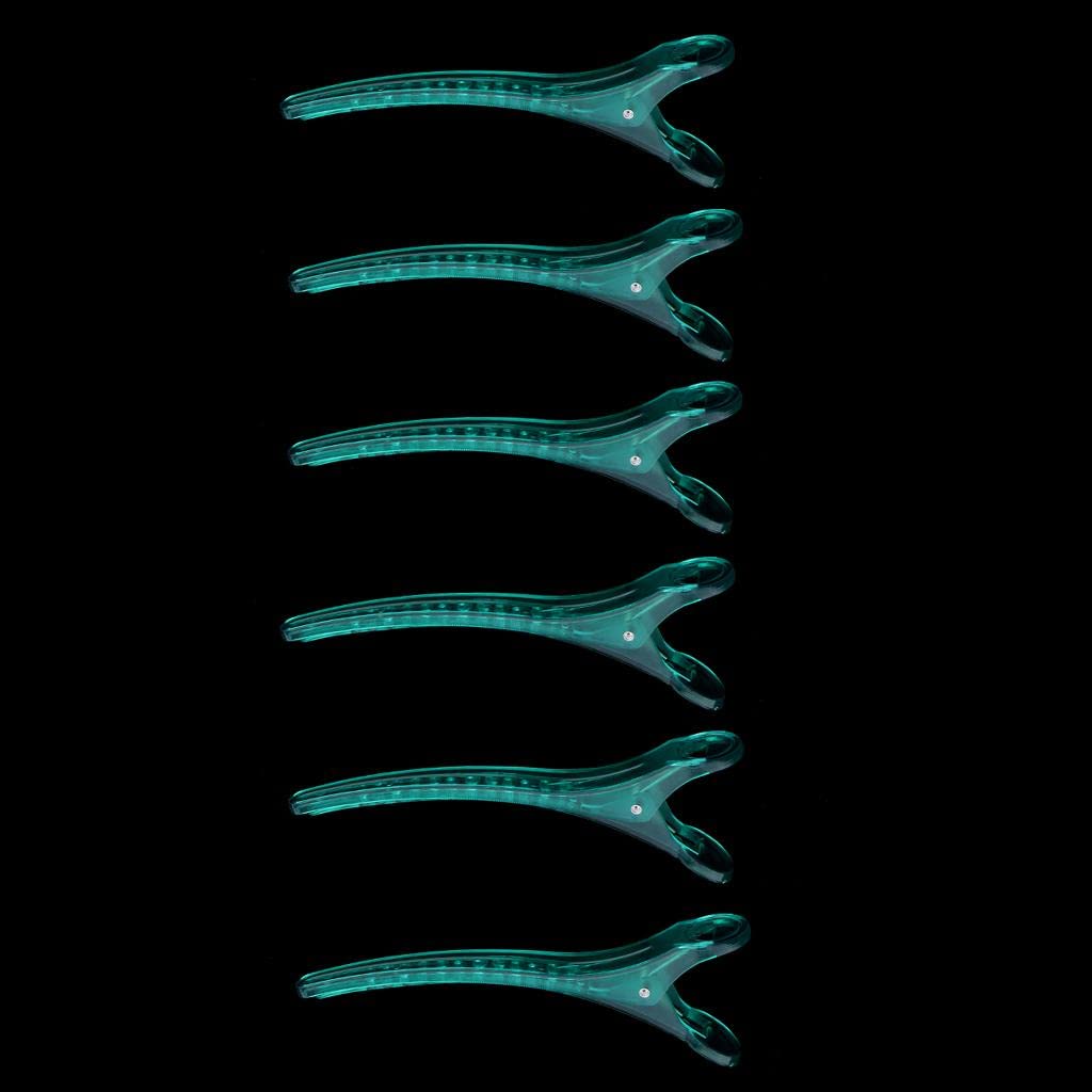 6pcs Long Plastic Hair Clips for Salon and Home Styling Accessories, Strong Hold for all Hair Types, and Flexible Sectioning Clips, Essential Tool for Professional Hairdressers image 2
