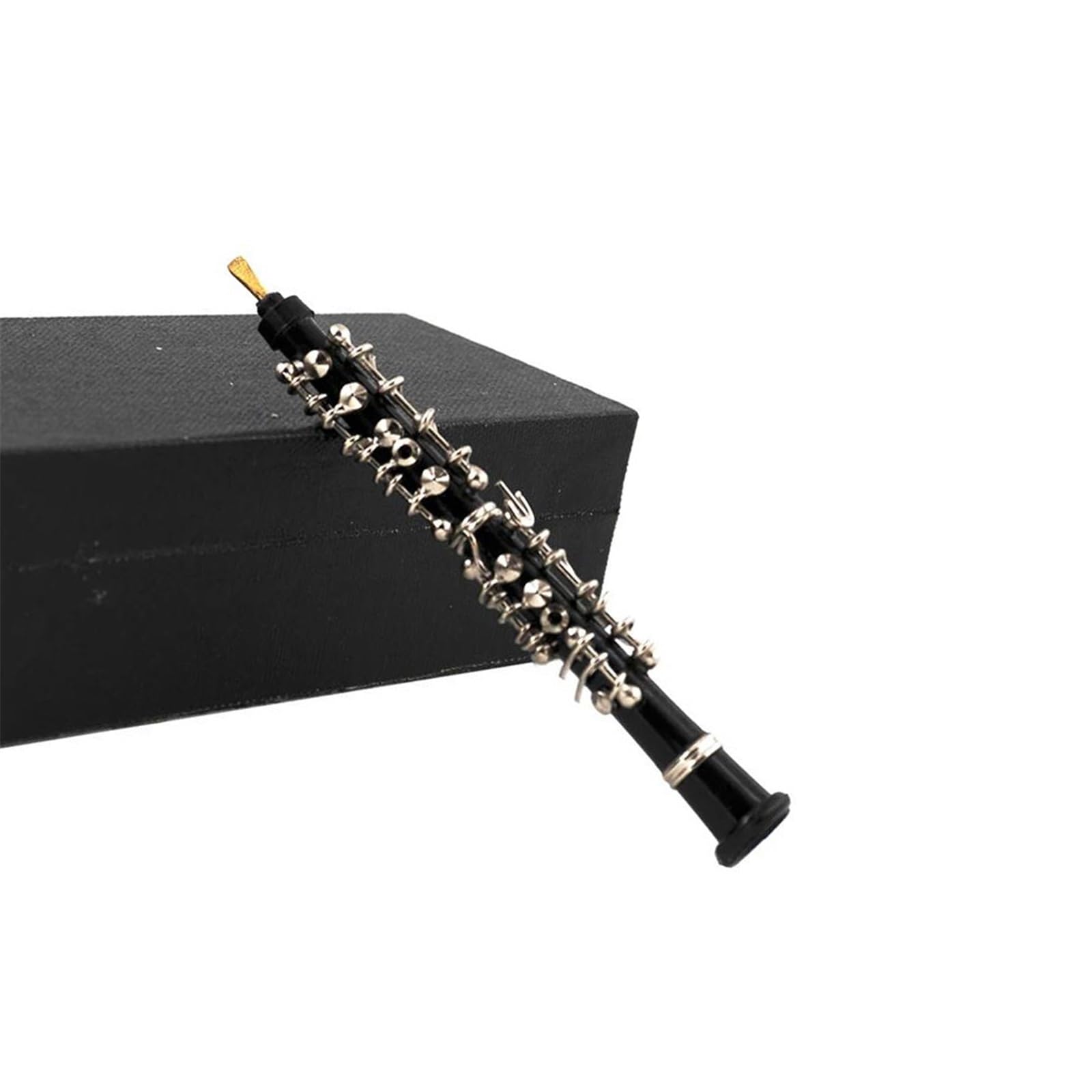 Ozdoby na instrumenty muzyczne Miniaturowe ozdoby do instrumentów muzycznych w formie oboju ze stopu metali(14cm)
