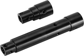 INJORA Brass Front Axle Tube Black Coating for Axial SCX10 PRO Upgrade 1/10 RC Crawler, 55g