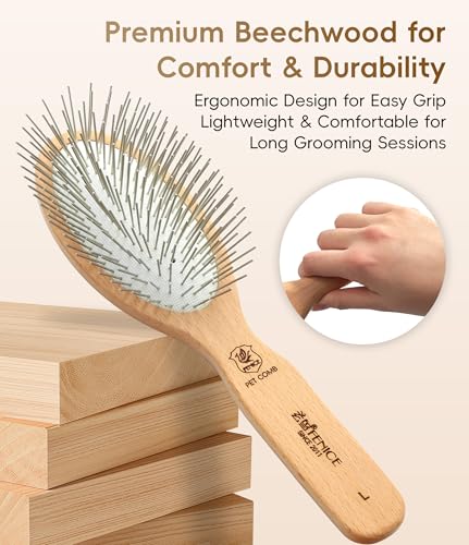 Brosse à épingles pour chiens : la solution anti-nœuds pour pelage difficile - 6