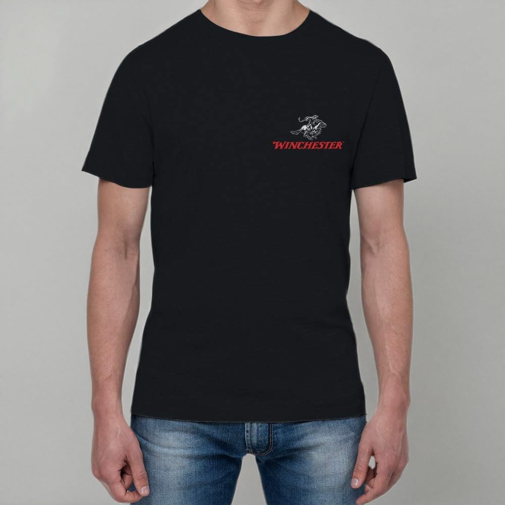 Winchester - Pro Collection - Rider in Circle Printed Short Sleeve T-Shirt for Men, Women, Unisex - Image 5