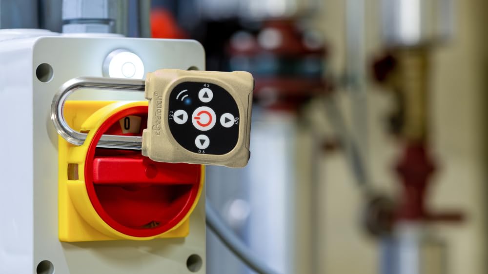Mini cadenas intelligent, avec NFC et code directionnel (métal, argent)