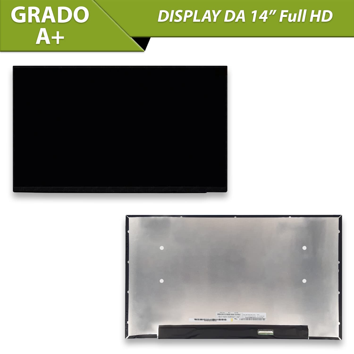 new net Pannello LCD Schermo Display Compatibile con HP ProBook 640 G8 [ 14.0 - Full HD 1920x1080-30pin eDP ]