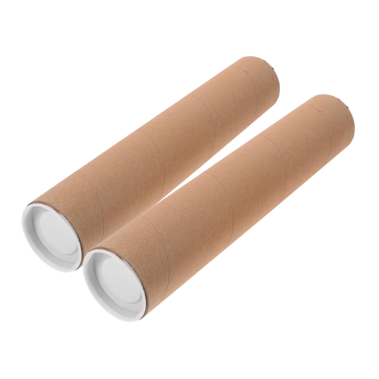 8stücke Kraftpapier Versandröhren Mit Kappen Für Sicheren Transport Aufbewahrung Von Postern Dokumenten Und Kunstwerken Innendurchmesser Stabil Und Vielseitig