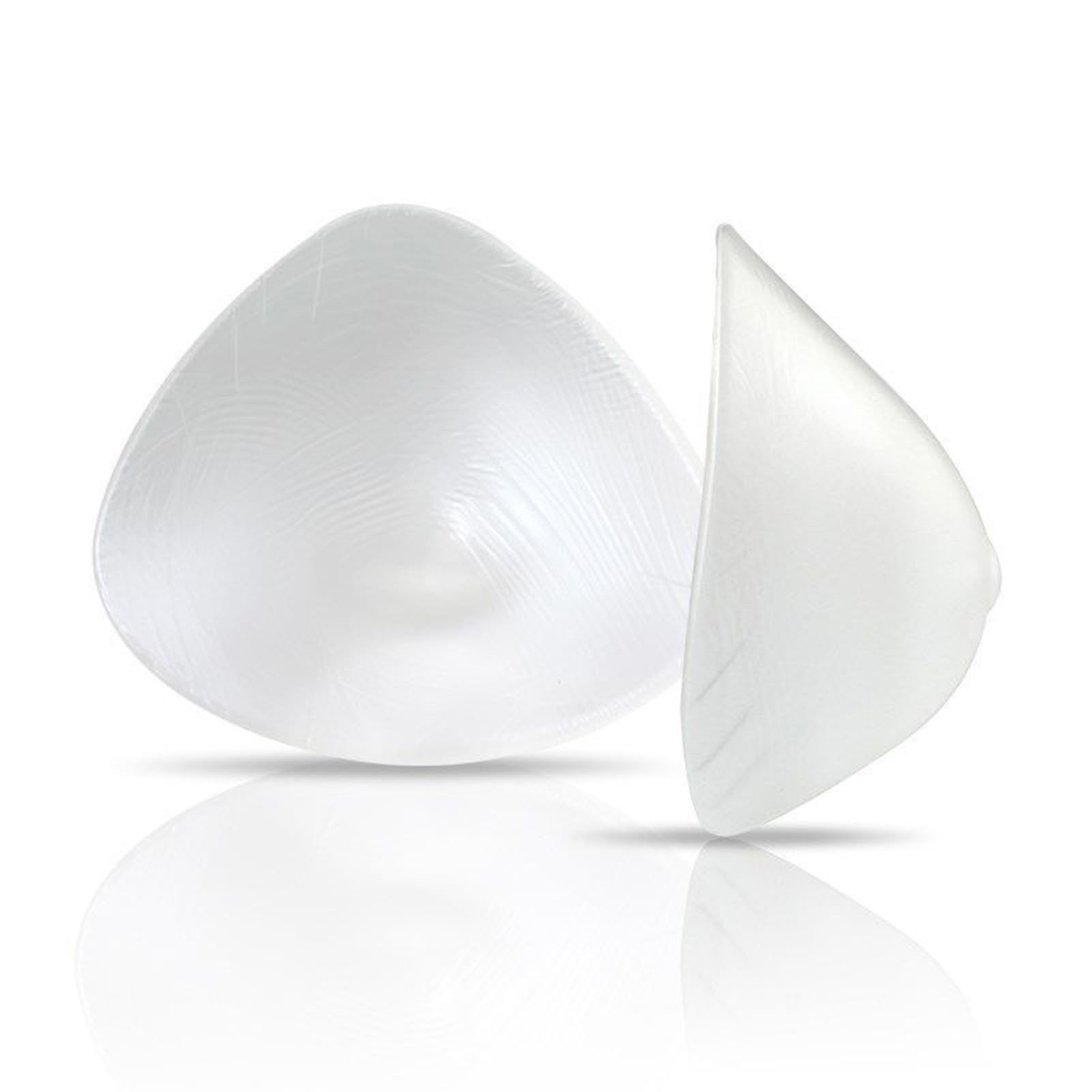 Transparent,DD~cup 800g/pair,OSEMISS 1 para miękkich przezroczystych silikonowych form piersi, samoprzylepne trójkątne wkładki wzmacniające biustonosz do kostiumu kąpielowego bikini